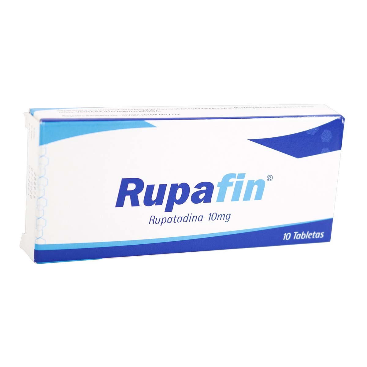Rupafin 10 Mg Rupatadina Caja X 10 Tabletas.