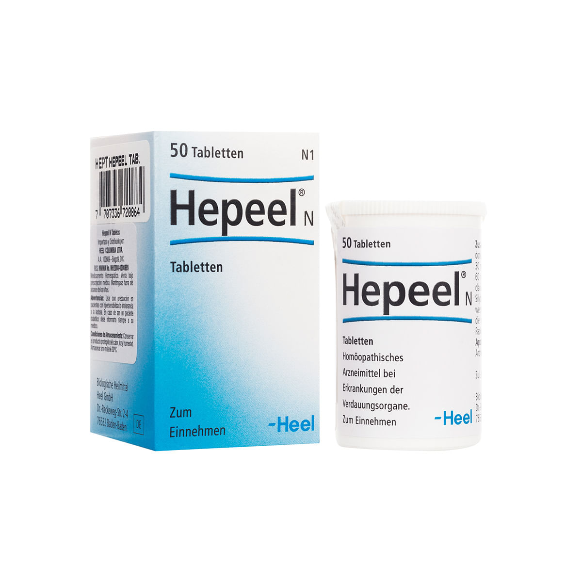 Hepeel Heel Frasco X 50 Tabletas.