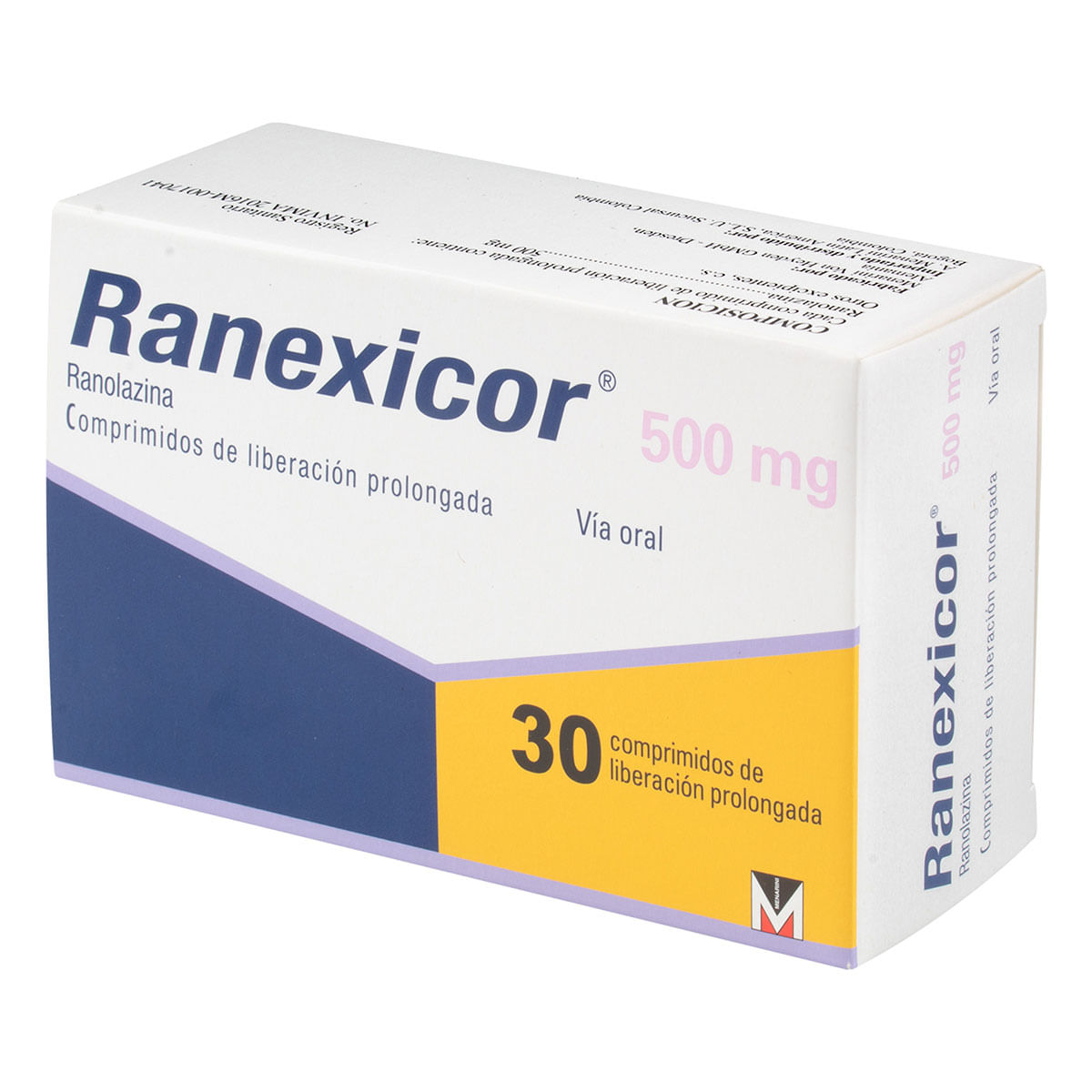 Ranexicor 500 Mg A Menarini Caja X 30 Comprimidos.