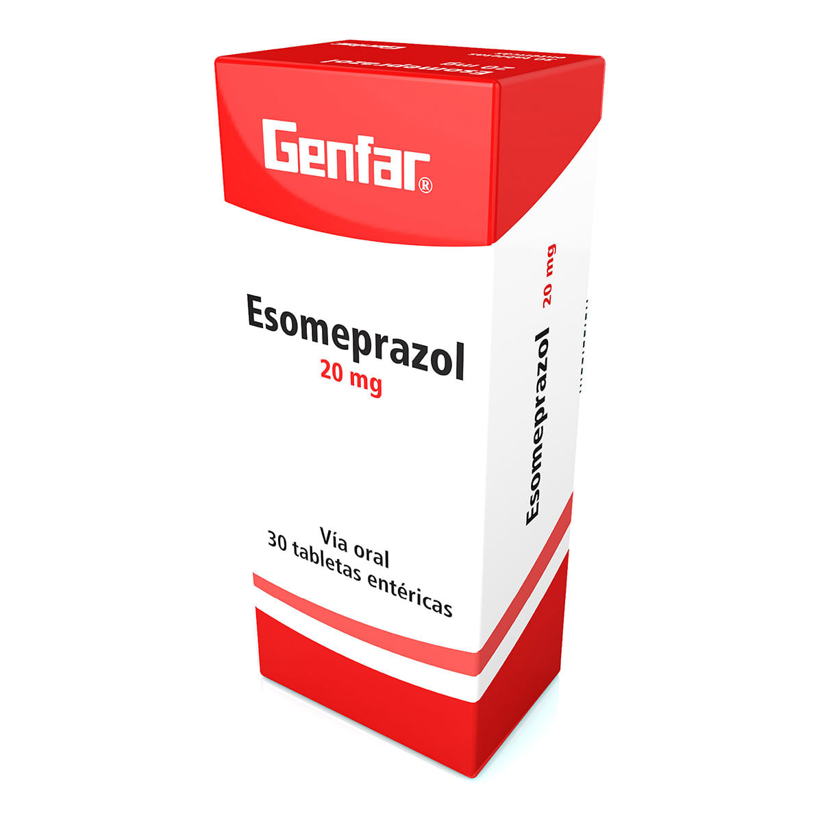 Esomeprazol Genfar 20 Mg Caja X 30 Tabletas.