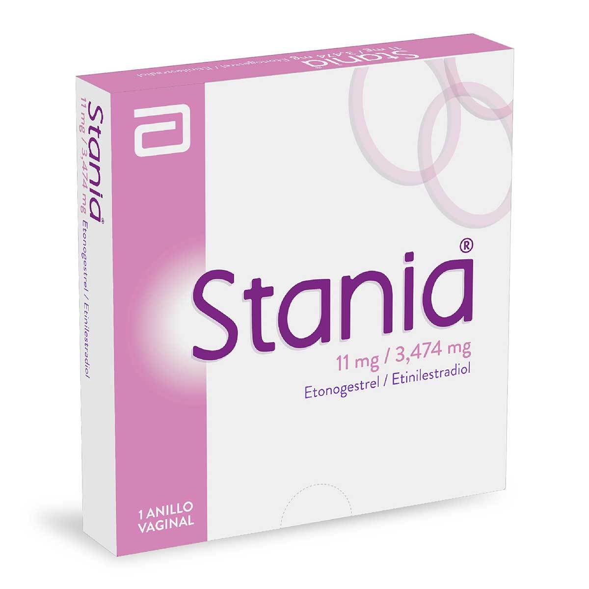 Anillo Vaginal Stania 11 Mg / 3.474 Mg Caja X 1 Ud.