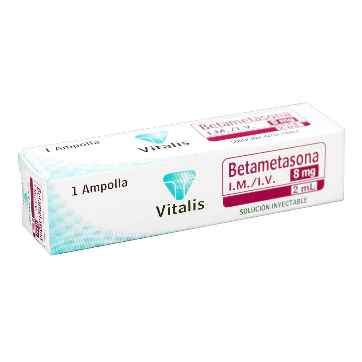 Betametasona 8 Mg /2 Ml X 1 Ampolla.