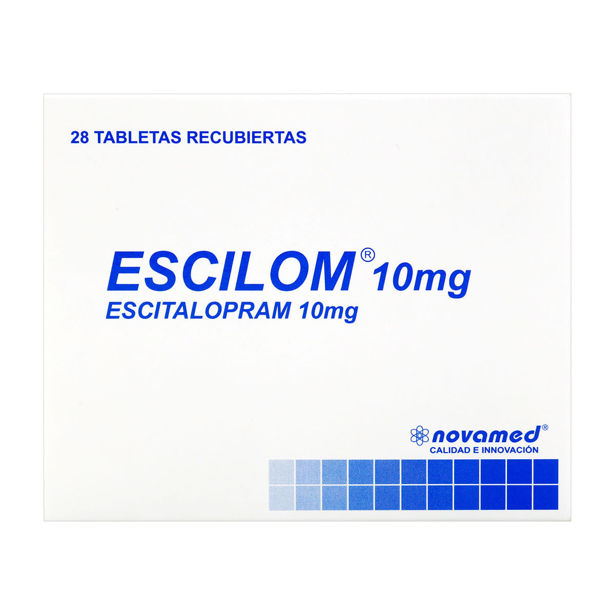 Escilom 10 Mg Novamed Caja X 28 Tabletas.