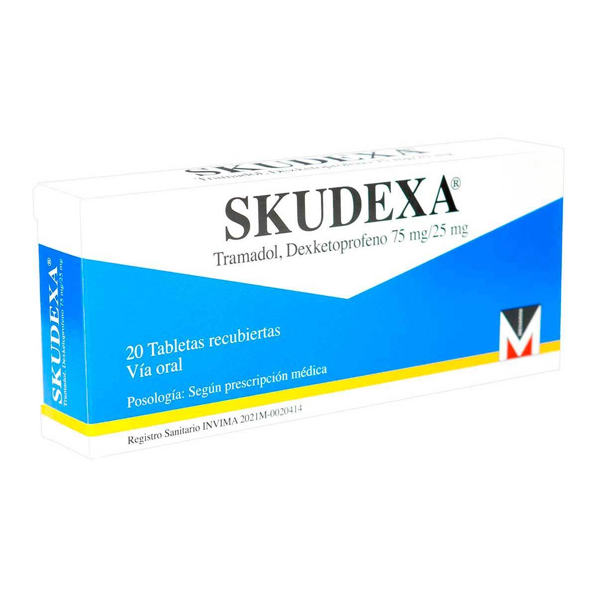Skudexa 75/25 Mg Caja X 20 Tabletas Recubiertas