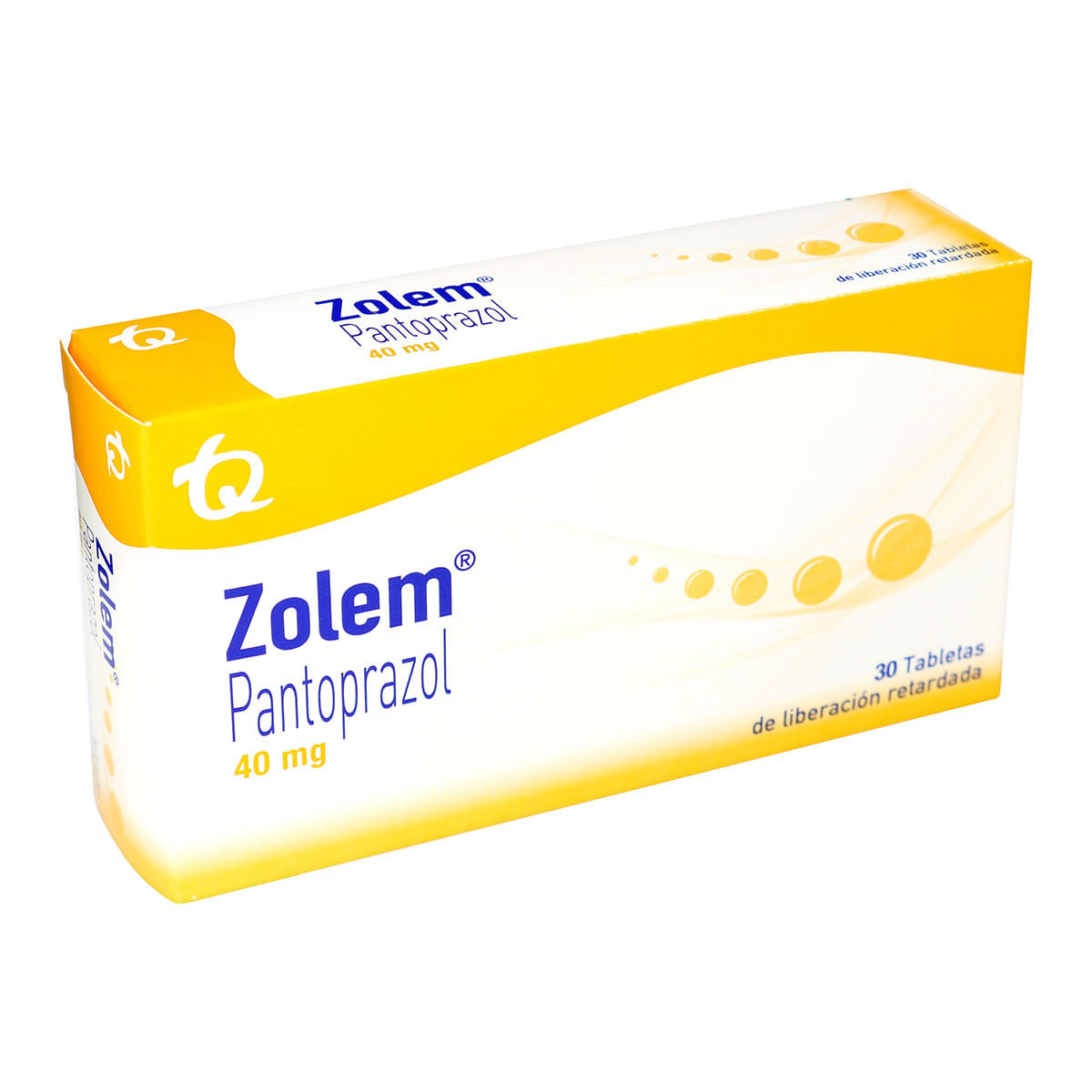 Zolem Pantoprazol 40 Mg Caja X 30 Tabletas De Liberación Retardada.