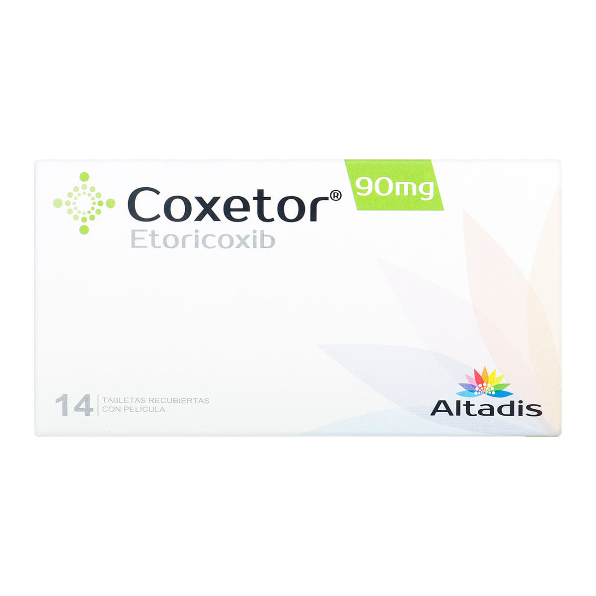 Coxetor 90 mg Altadis Caja x 14 Tabletas Recubiertas