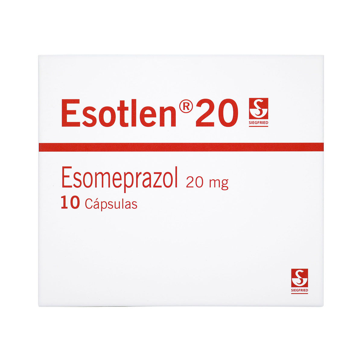 Esotlen 20 mg Siegfried Caja x 10 Cápsulas