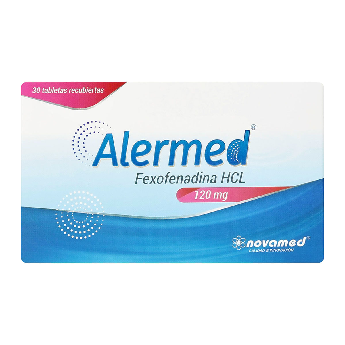 Alermed 120 mg Novamed Caja x 30 Tabletas Recubiertas