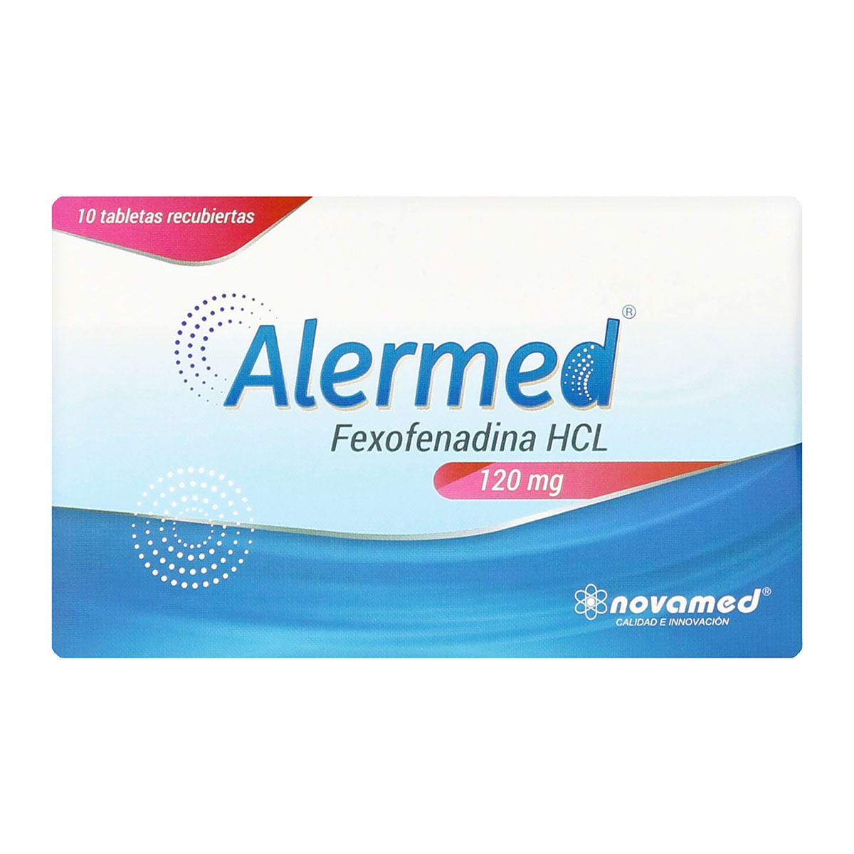 Alermed 120 mg Novamed Caja x 10 Tabletas Recubiertas