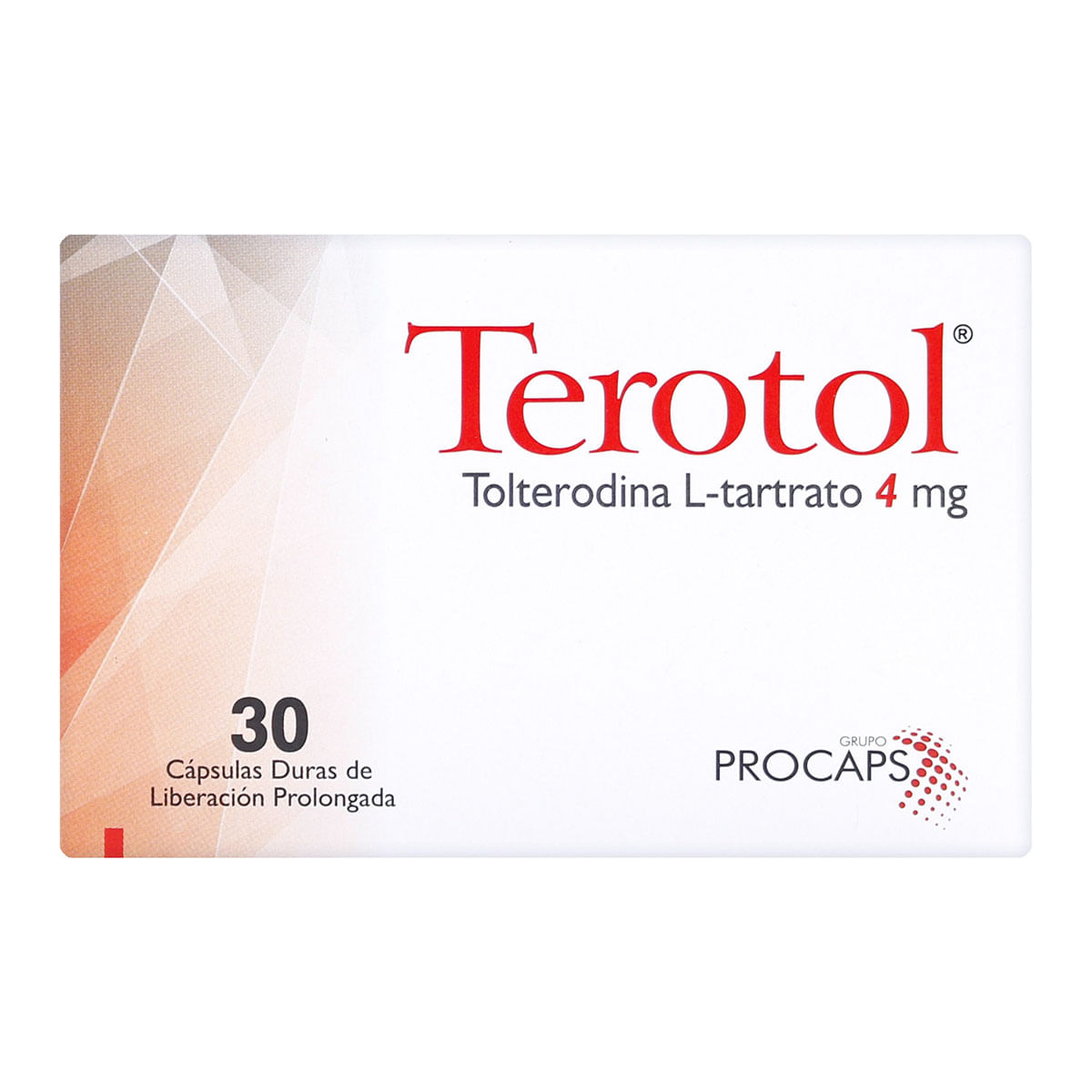 Terotol 4 mg Procaps Caja x 30 Cápsulas Duras