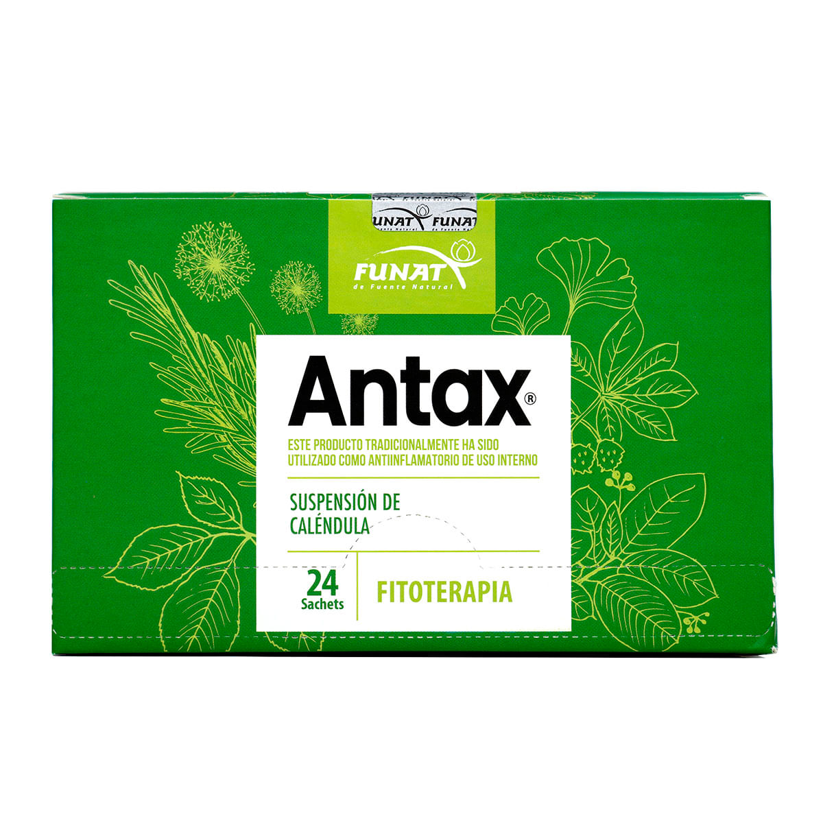 Suspensión de Caléndula Antax 15 mL Caja x 24 sobres