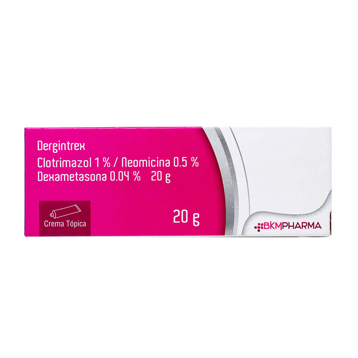 Crema Tópica Dergintrex Clotrimazol/Neomicina/Dexametasona Tubo x 20 g