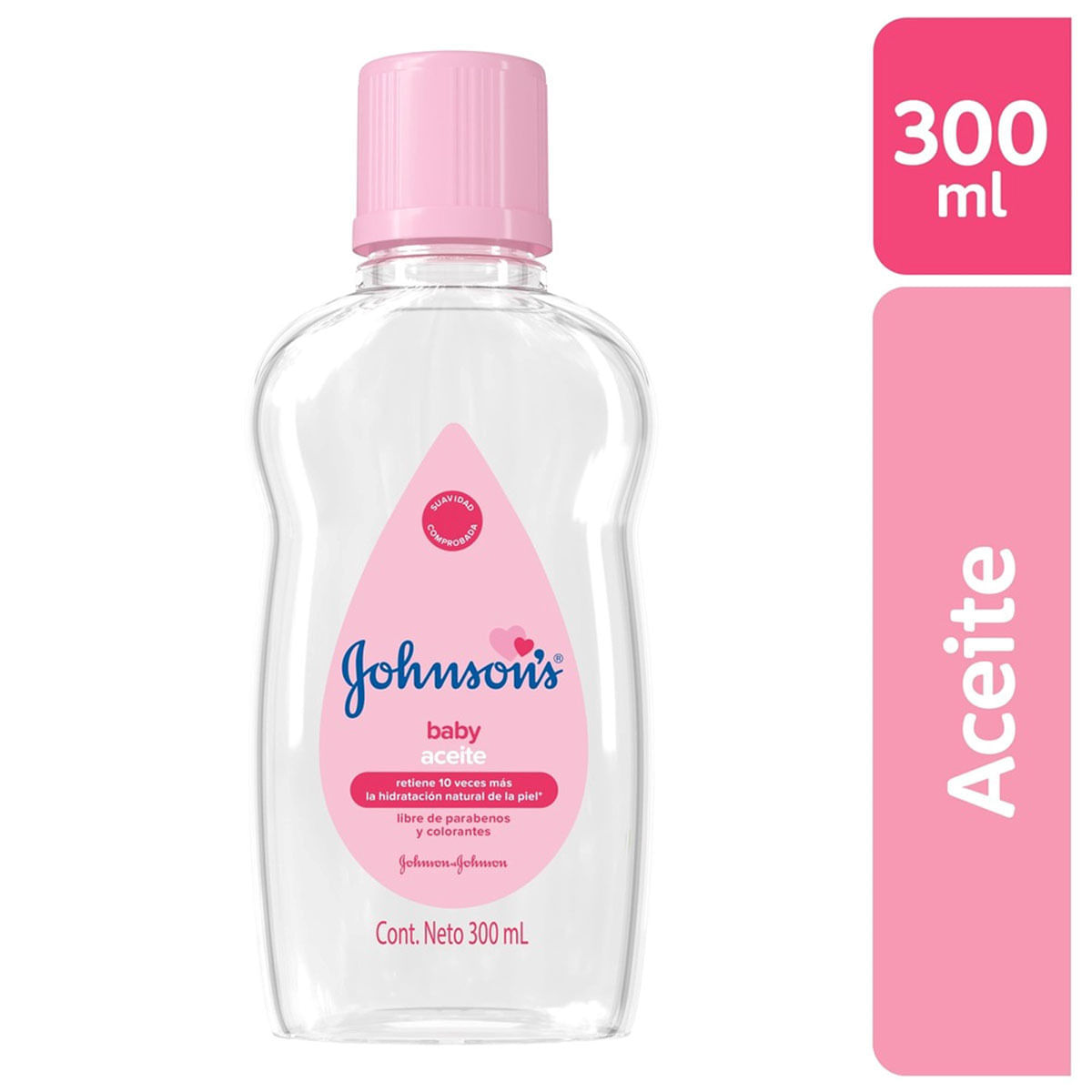 Aceite Corporal Johnsons Baby Original Frasco x 300 mL