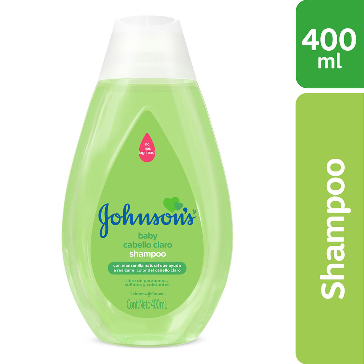 Shampoo Johnsons Baby Cabello Claro Frasco x 400 mL