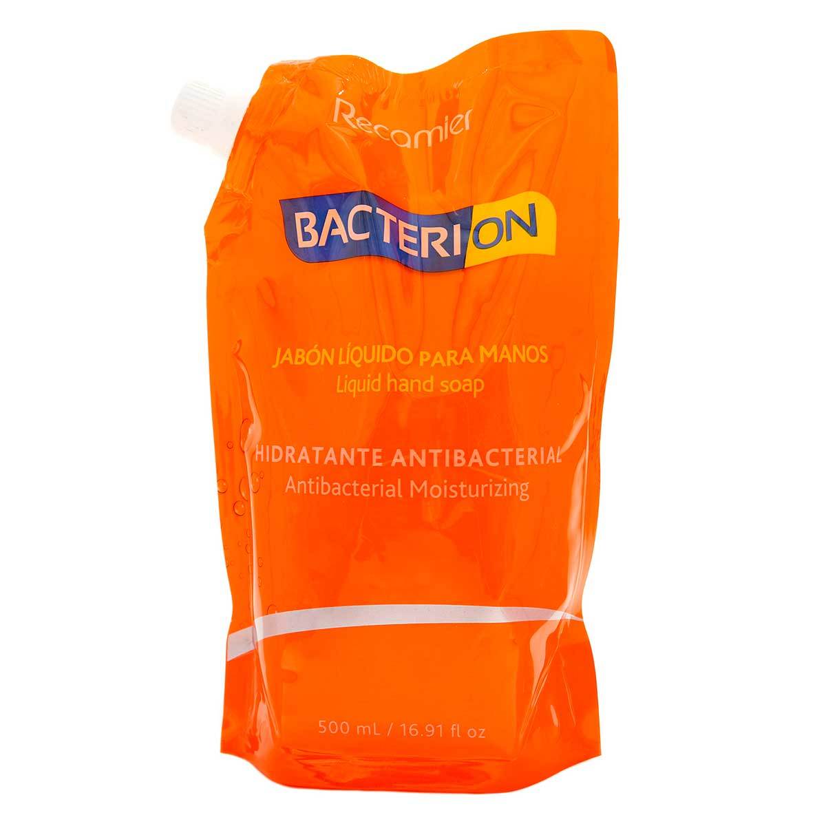 Jabón Líquido Bacterion Hidratante Doypack X 500 Ml.