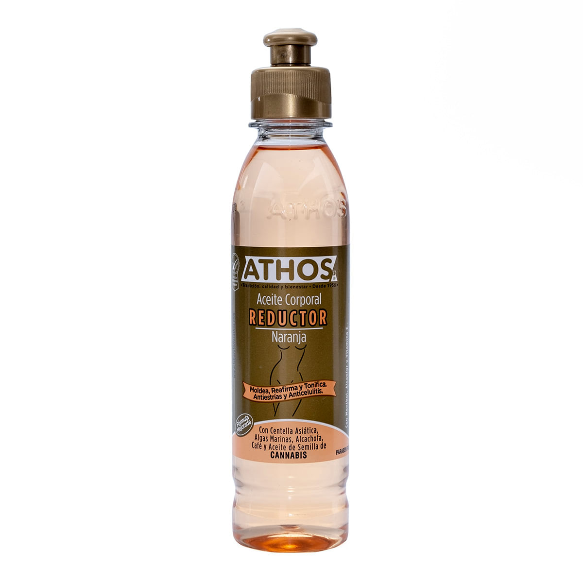 Aceite Corporal De Naranja Athos Reductor Frasco X 250 Ml.