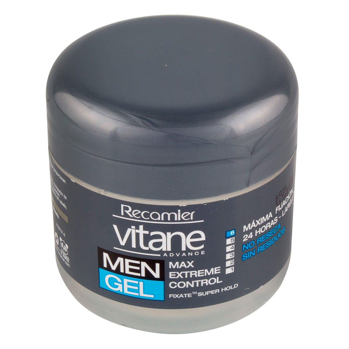 Gel Capilar Vitane Advance Men Max Extreme Control Frasco x 110 g.