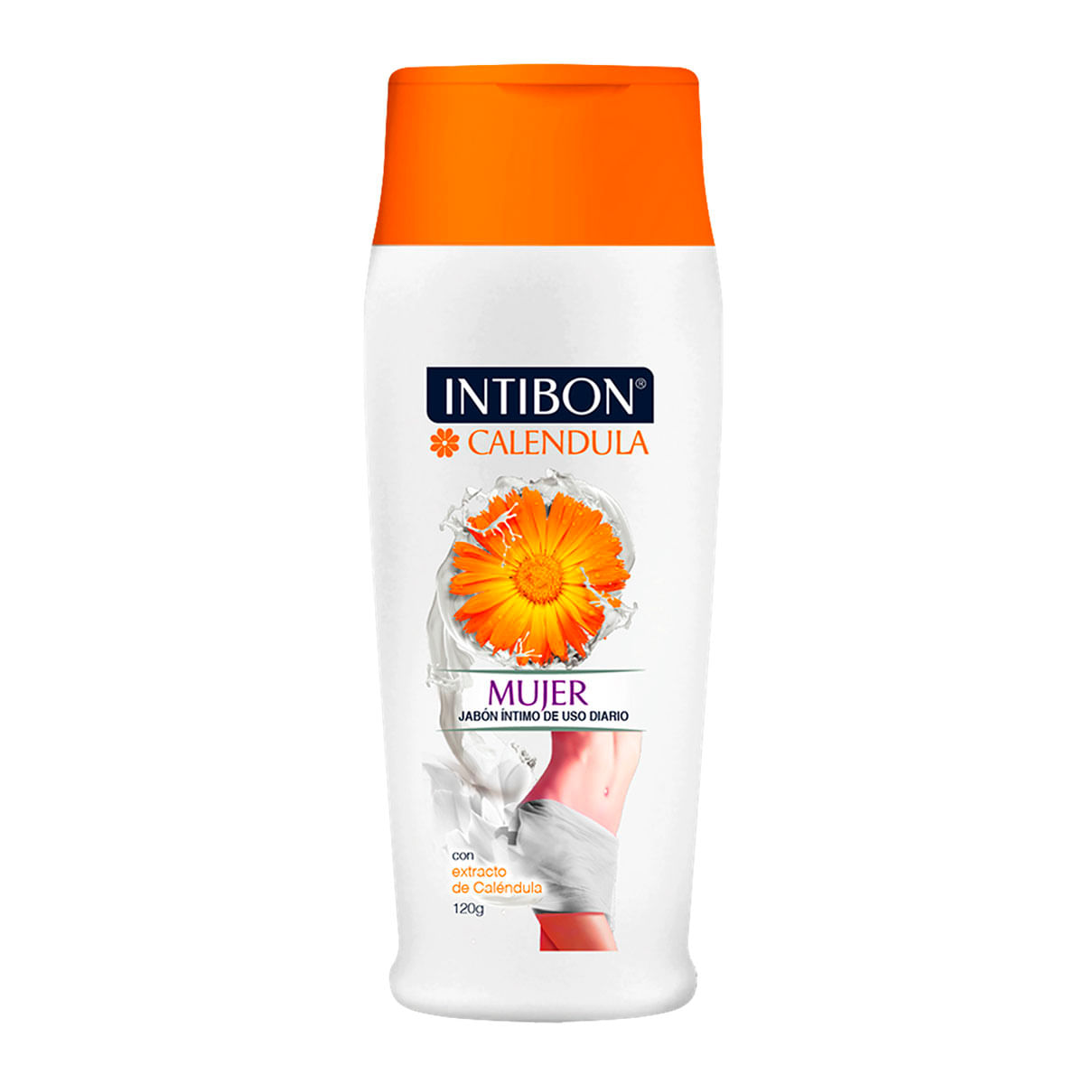 Jabón Líquido Íntimo Intibon Mujer Caléndula Frasco X 120 G.