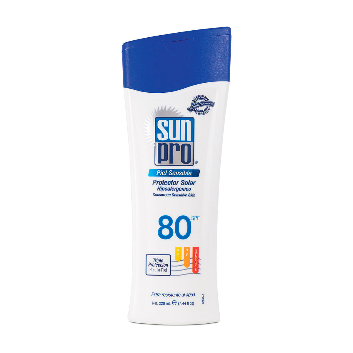 Protector Solar Sun Pro Spf 80 Piel Sensible Frasco X 220 Ml.