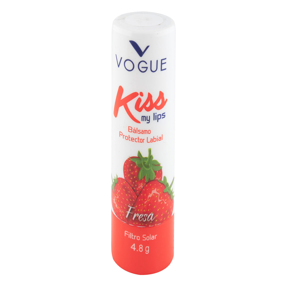 Protector Labial Vogue Kiss My Lips Fresa Barra x 4.8 g