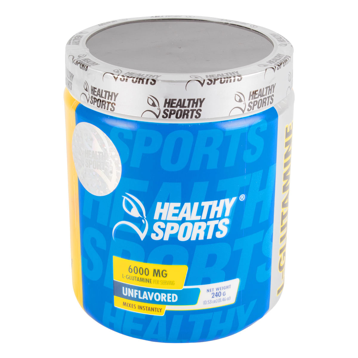 Aminoácido L Glutamine Healthy Sports Polvo 6000 Mg Frasco X 240 G.