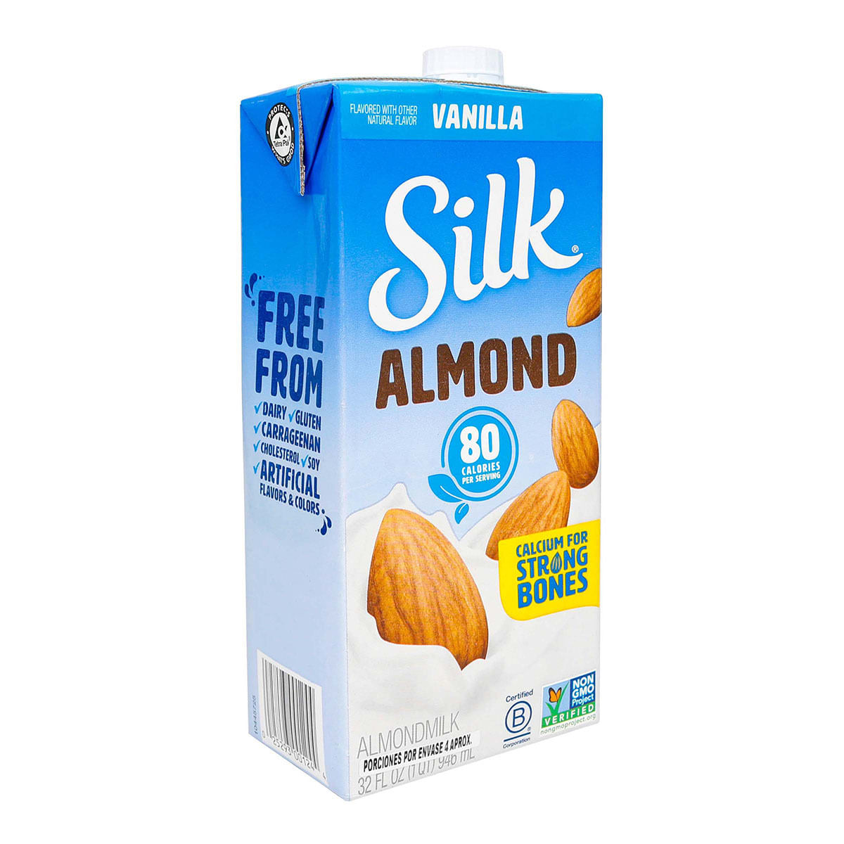 Bebida de Almendra Silk Vainilla Caja x 946 mL.