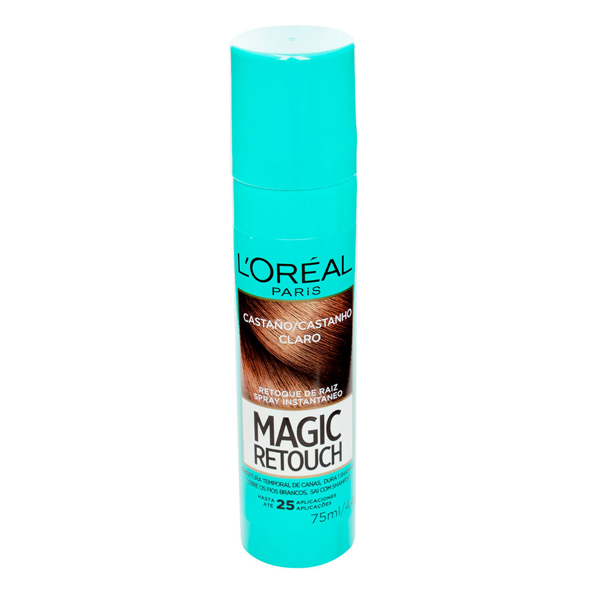 Cobertura Temporal LOréal Paris Canas Magic Retouch Castaño Claro Spray x 75 mL