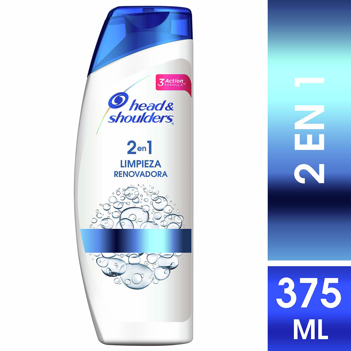 Shampoo Head & Shoulders Limpieza Renovadora 2 en 1 Frasco x 375 mL.