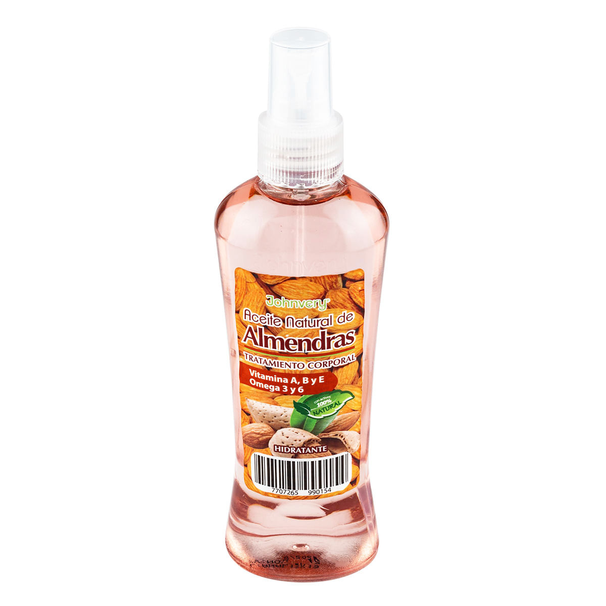 Aceite Corporal Johnvery Almendras Spray x 220 mL