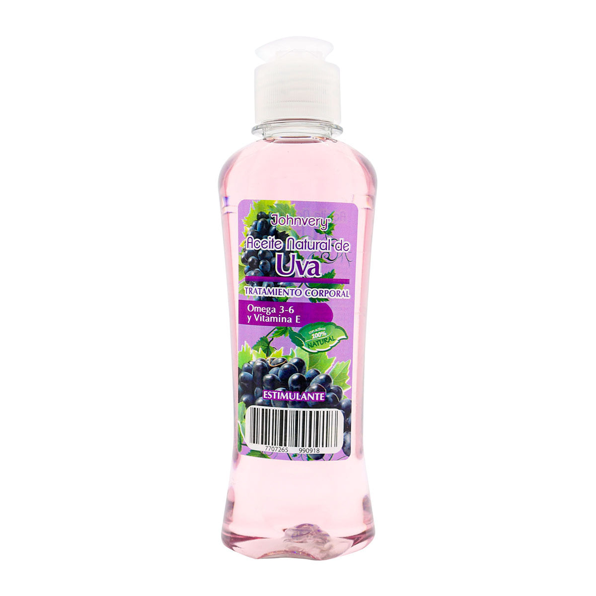 Aceite Corporal Johnvery Uva Spray X 220 Ml.