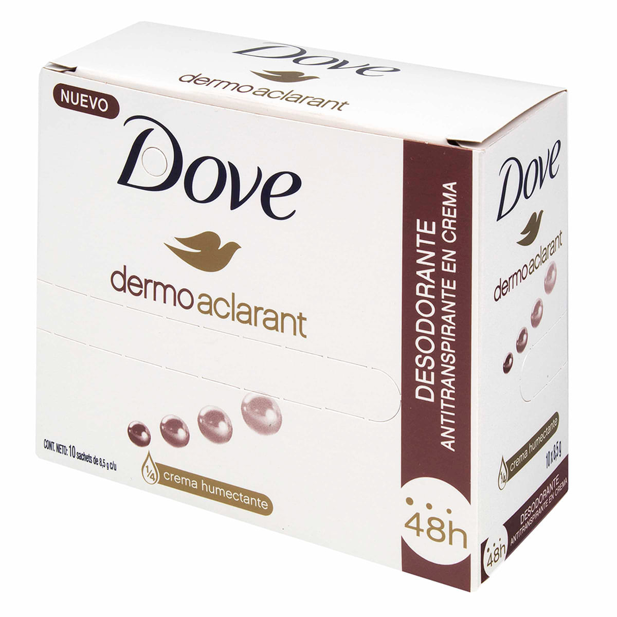 Desodorante Dove Women Dermoaclarant Sobre x 8.5 g Caja x 10 Uds.