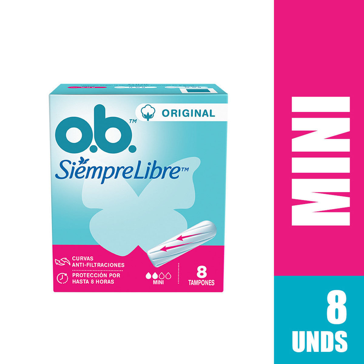 Tampones O.B. Procomfort Mini Caja x 8 Uds.