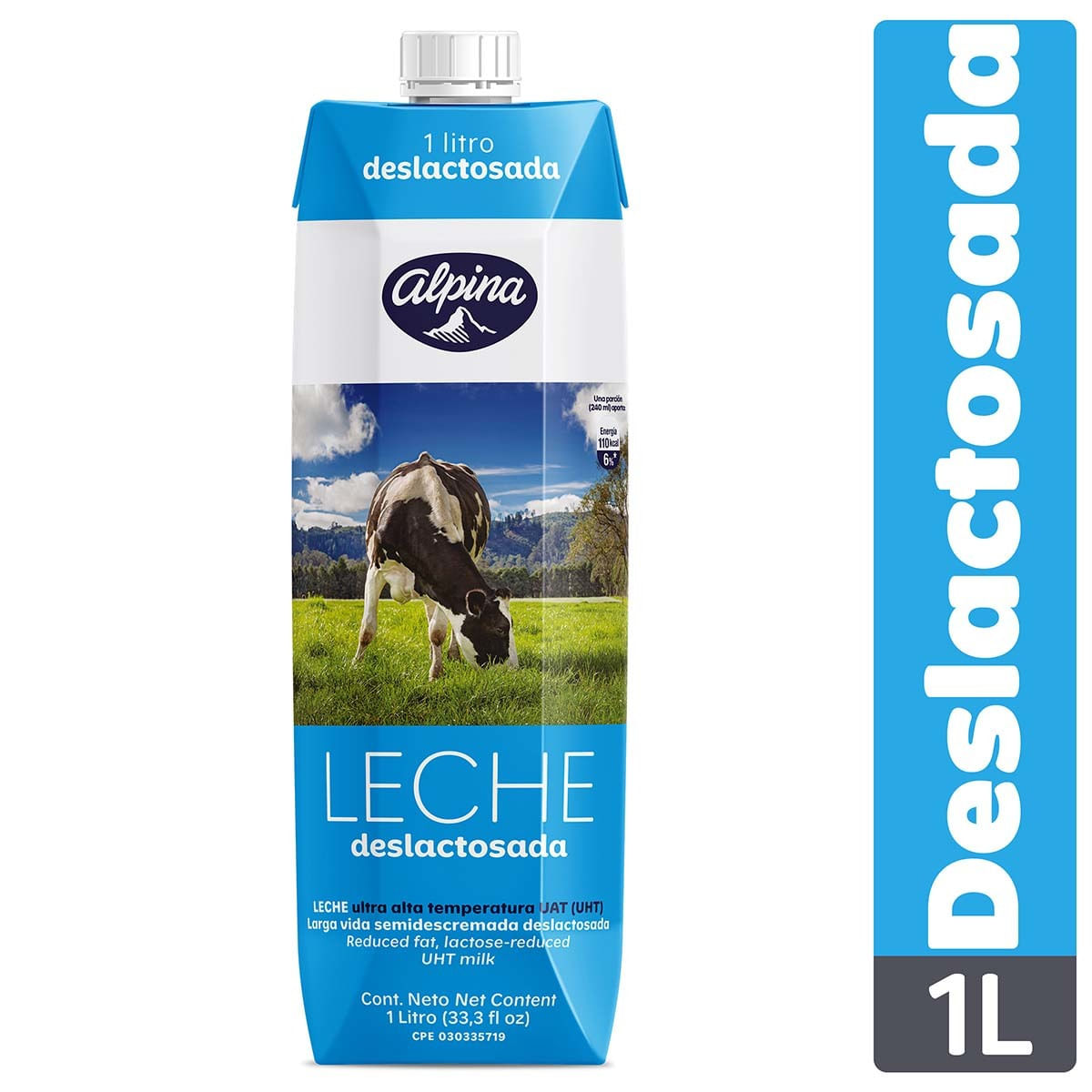 Leche Deslactosada Alpina Caja X 1 L.