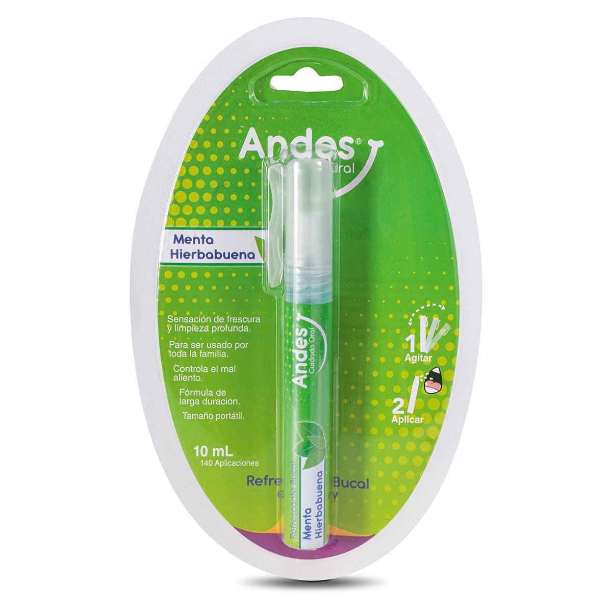 Refrescante Bucal en Spray Andes Menta Hierbabuena Blister x 10 mL