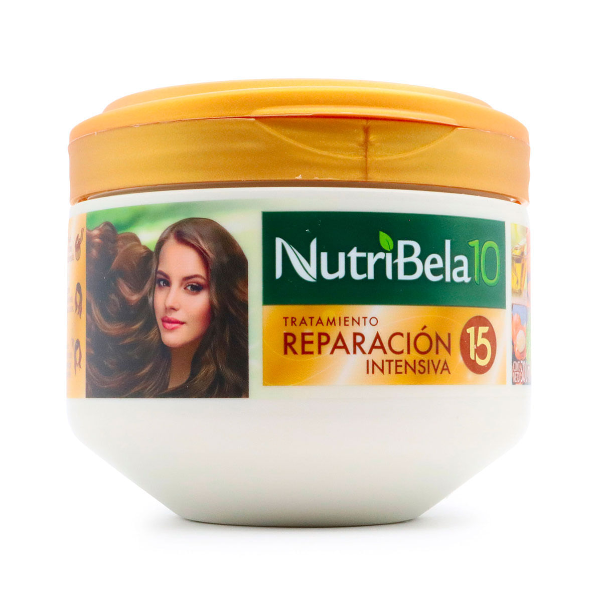Tratamiento Capilar Nutribela 10 Reparación Intensiva 15 Frasco X 300 Ml.