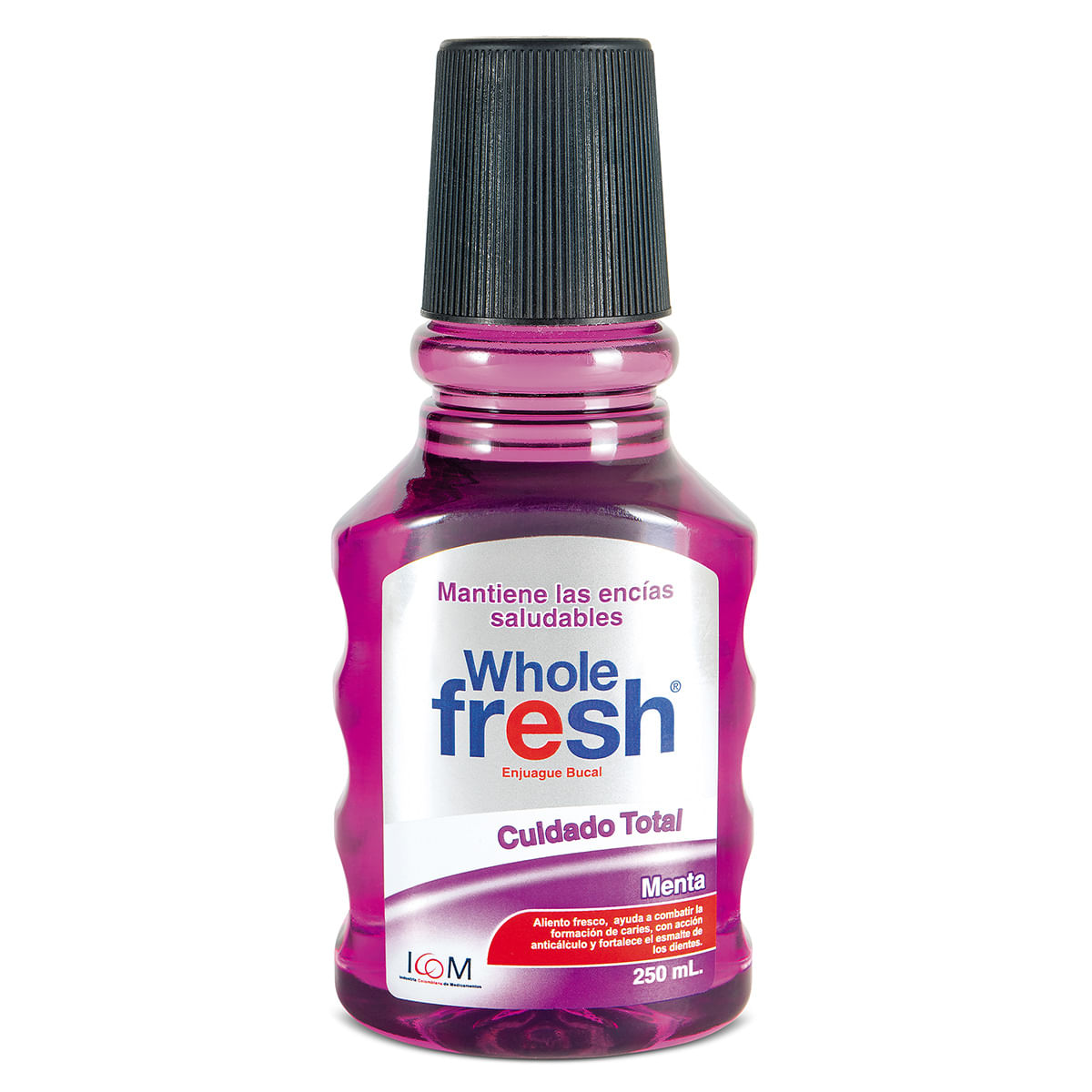Enjuague Bucal Icom Whole Fresh Cuidado Total Menta Frasco x 250 mL