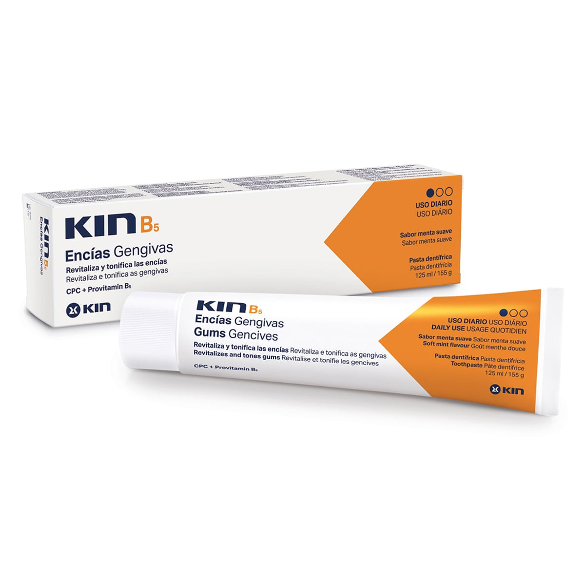 Pasta Dentífrica Kin B5 Menta Caja X 125 Ml.