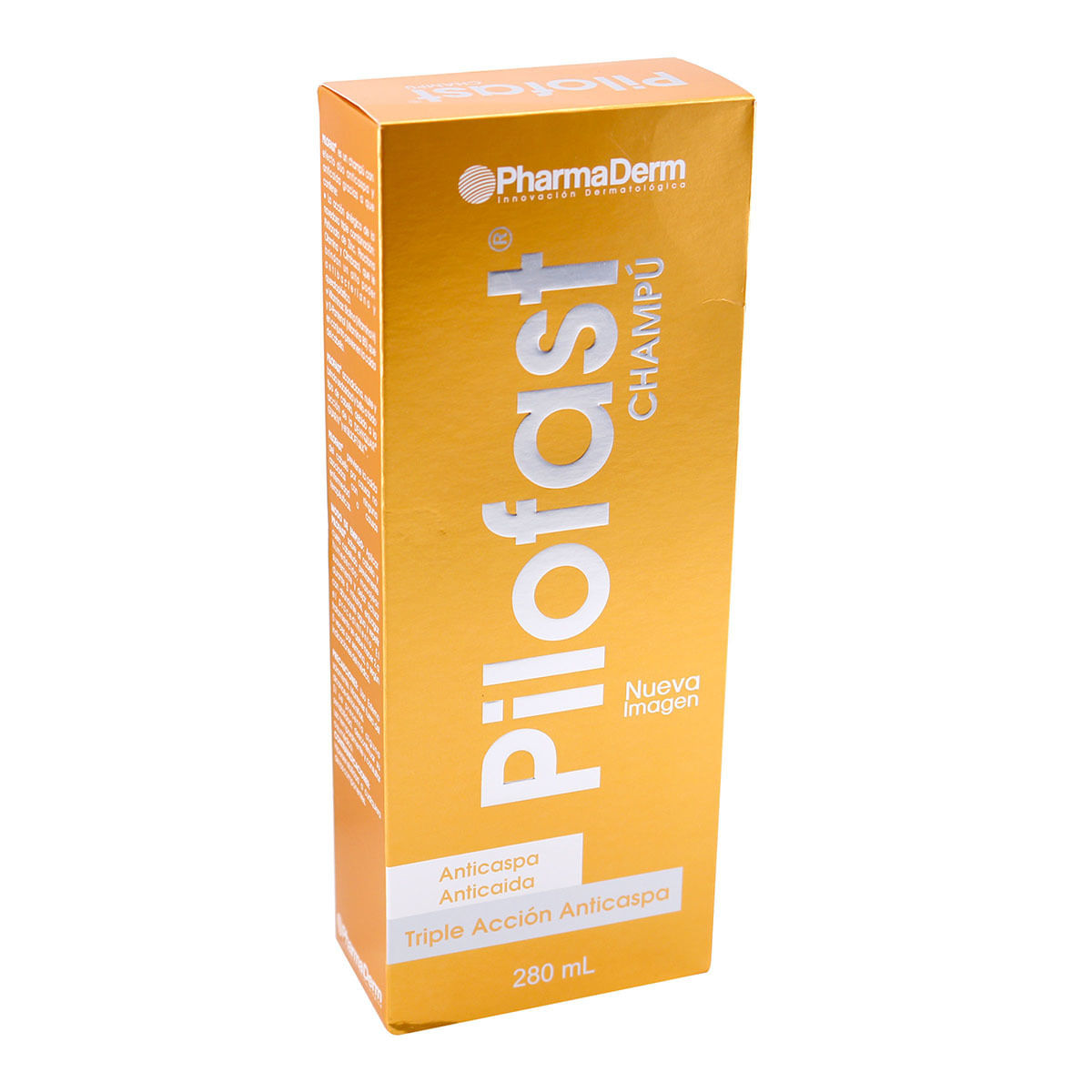 Shampoo Anticaspa Anticaída Pilofast Frasco x 280 mL