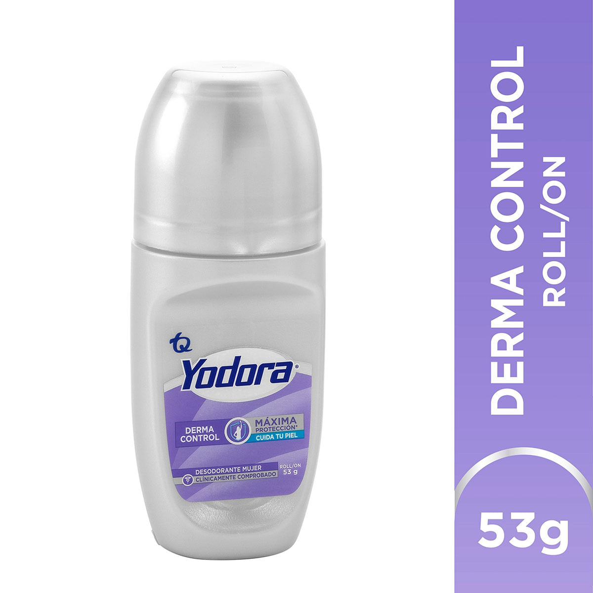 Desodorante Mujer Yodora Derma Control Roll On X 53 G.