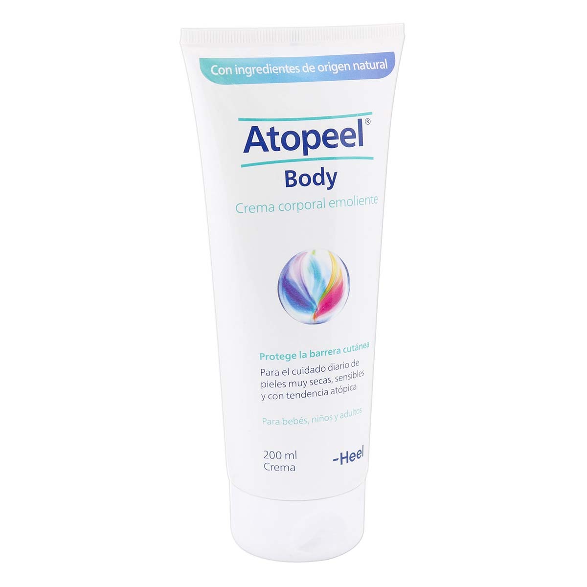 Crema Corporal Atopeel Body Con Ingredientes De Origen Natural Heel Tubo X 200 Ml.