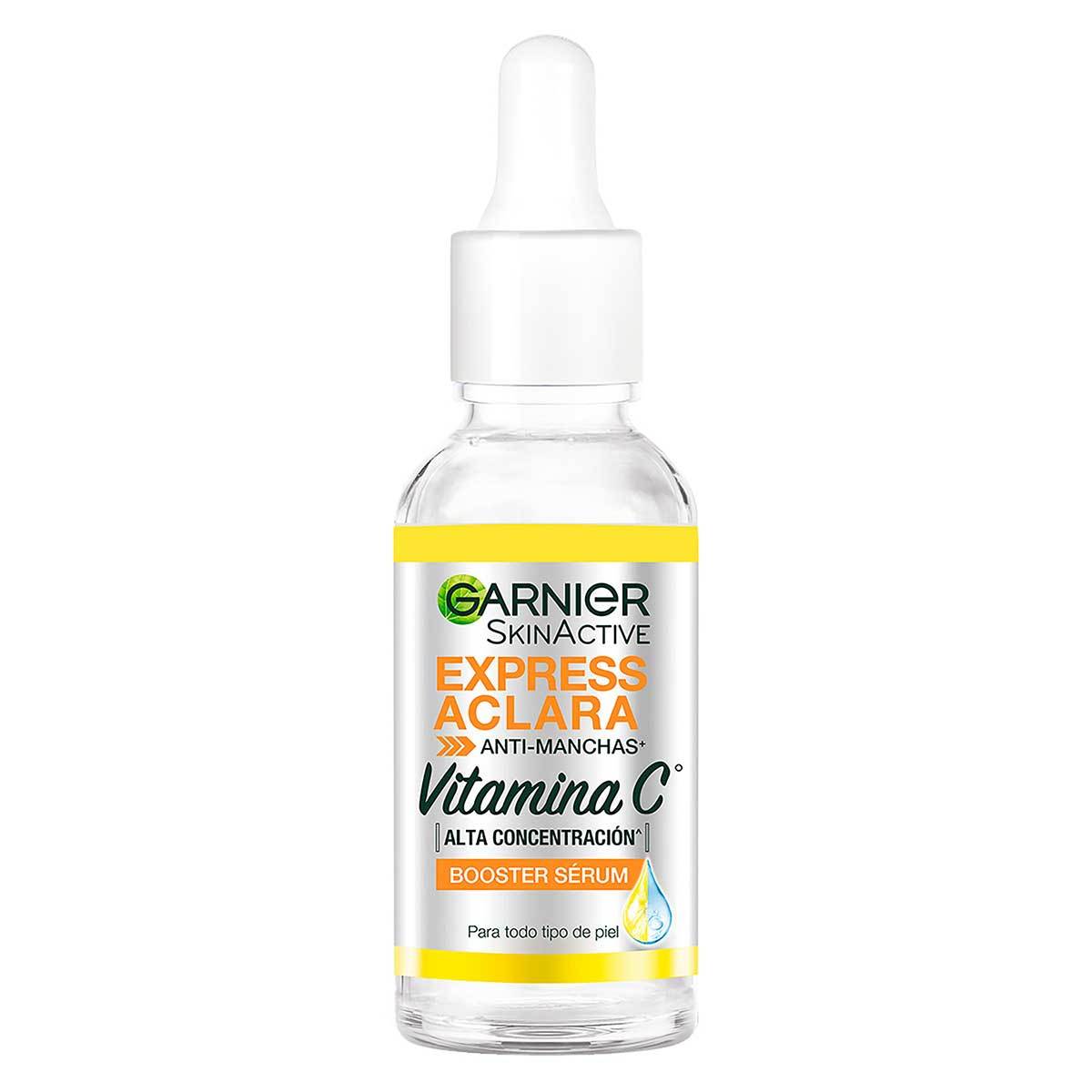 Sérum Antimanchas Garnier Skinactive Express Aclara Vitamina C Frasco Gotero X 30 Ml.