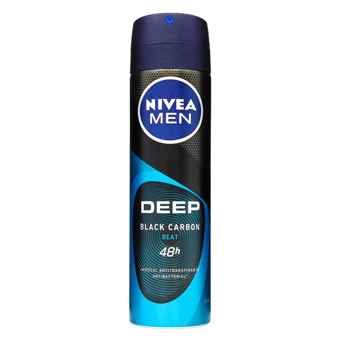 Antitranspirante Nivea Men Deep Beat Aerosol x 150 mL.