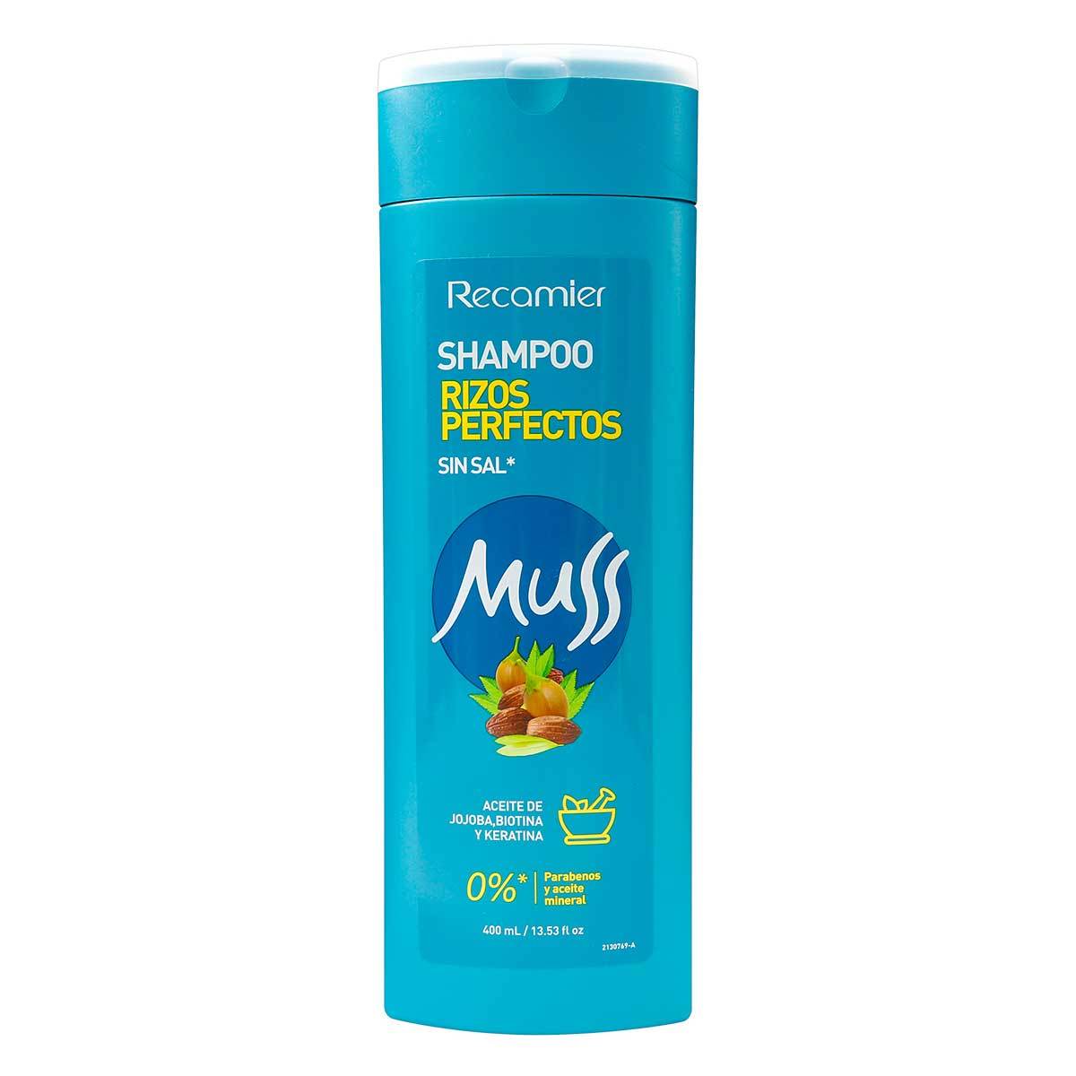 Shampoo Muss Rizos Perfectos Frasco x 400 mL.
