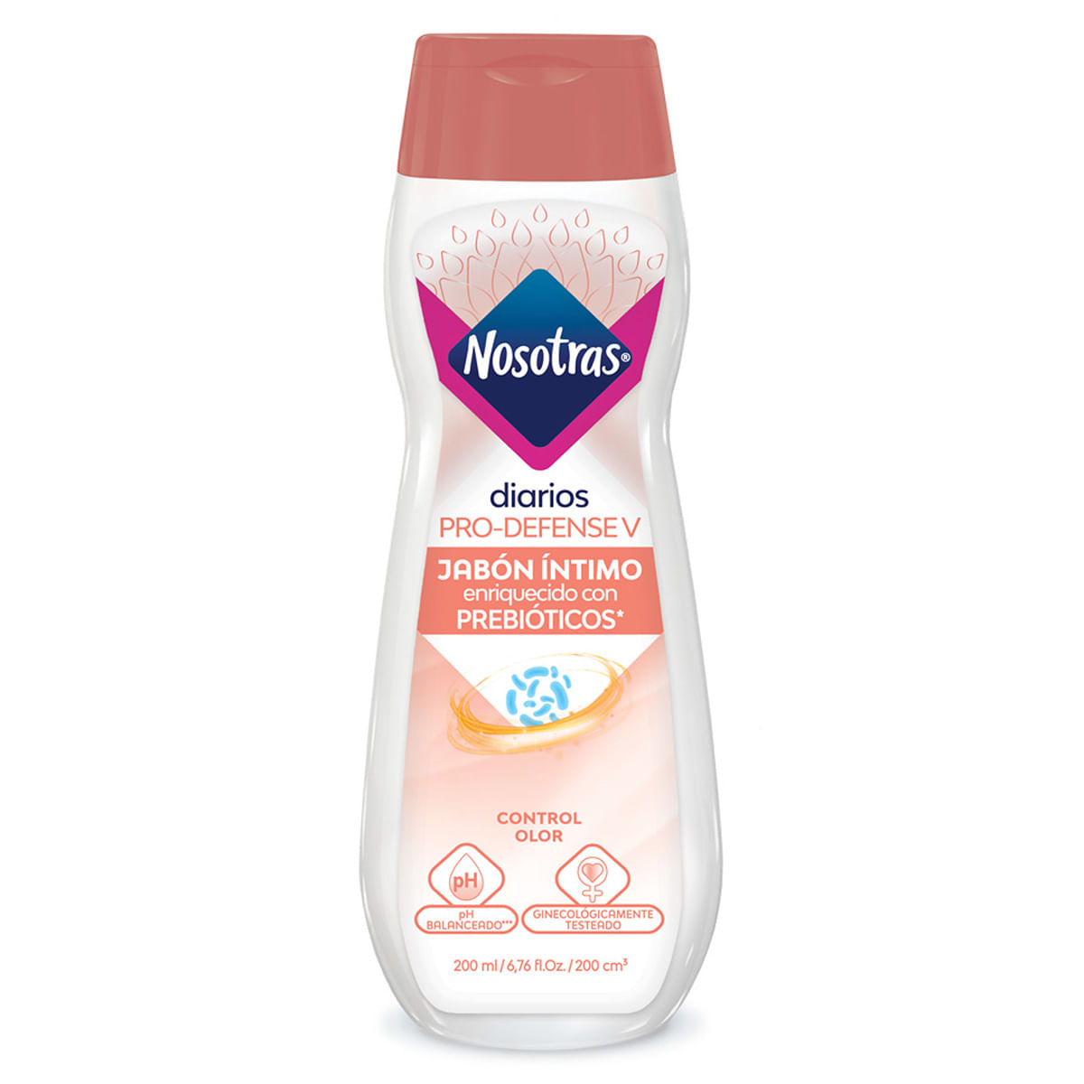 Jabón Intimo Pro-Defense V Nosotras Frasco x 200 mL.