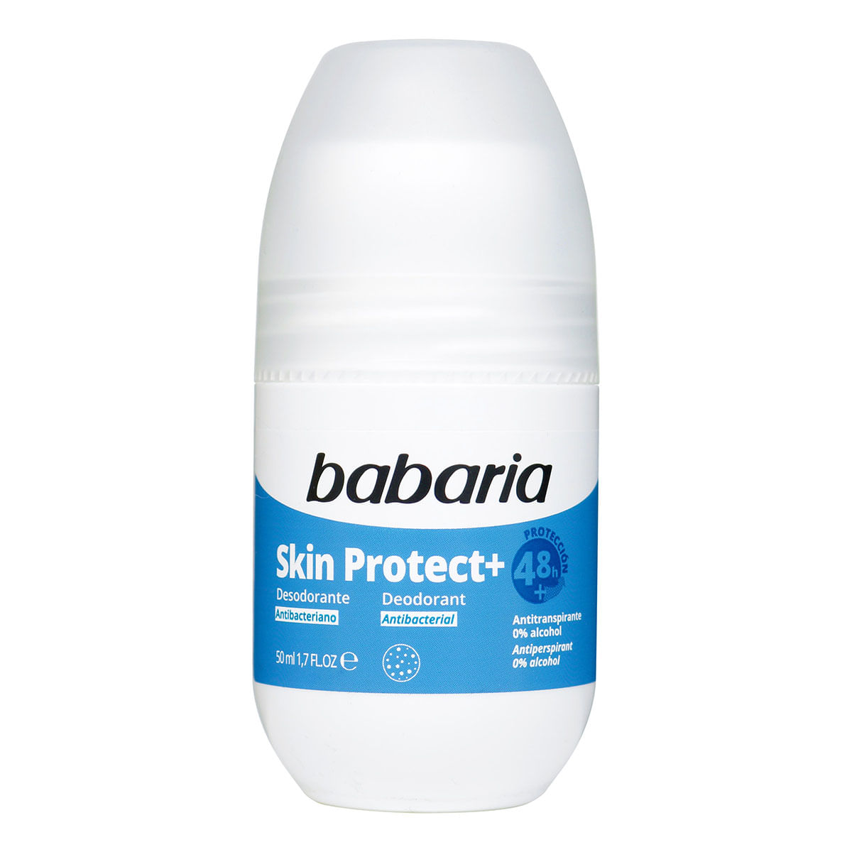 Desodorante antibacterial skin Protect+ Babaria Roll-on x 50 mL