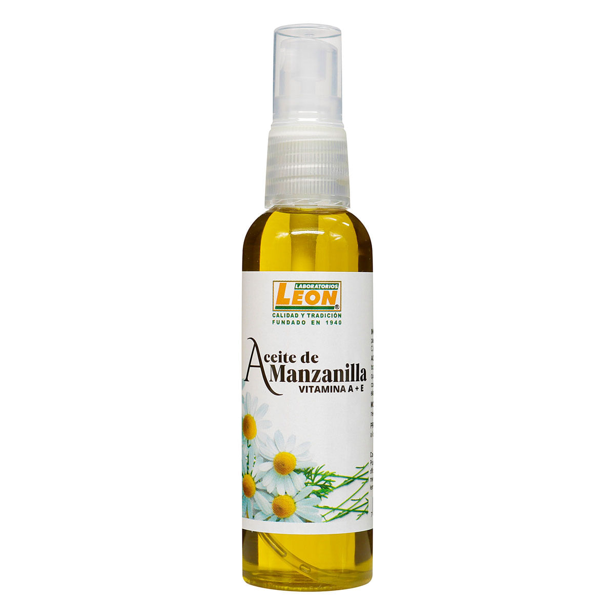 Aceite de Manzanilla León Frasco x 60 mL
