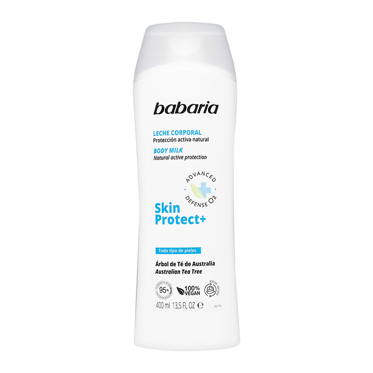 Leche Corporal Skin Protect+ Babaria Frasco x 400 mL