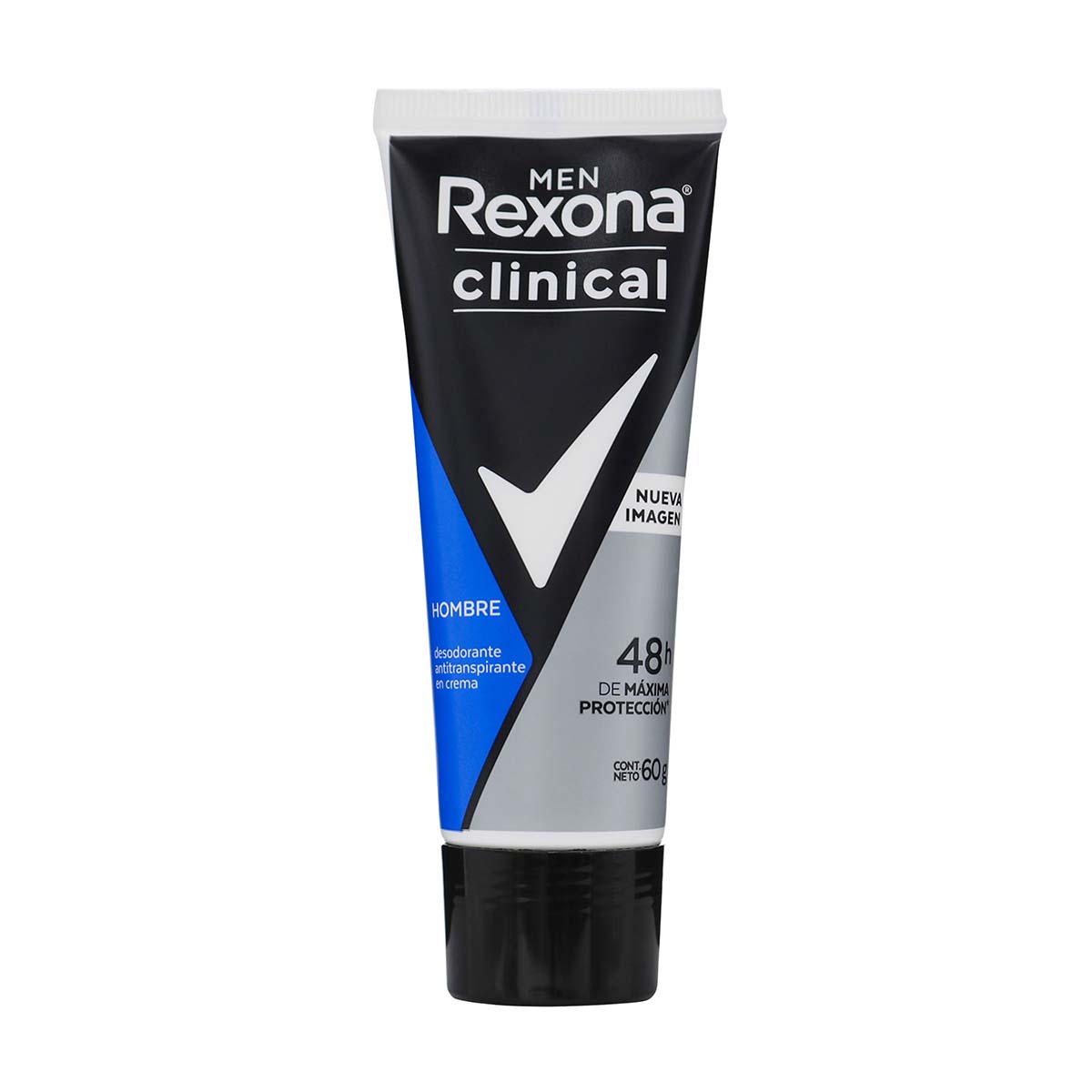 Desodorante Antitranspirante en Crema Rexona Men Clinical Tubo x 60 g