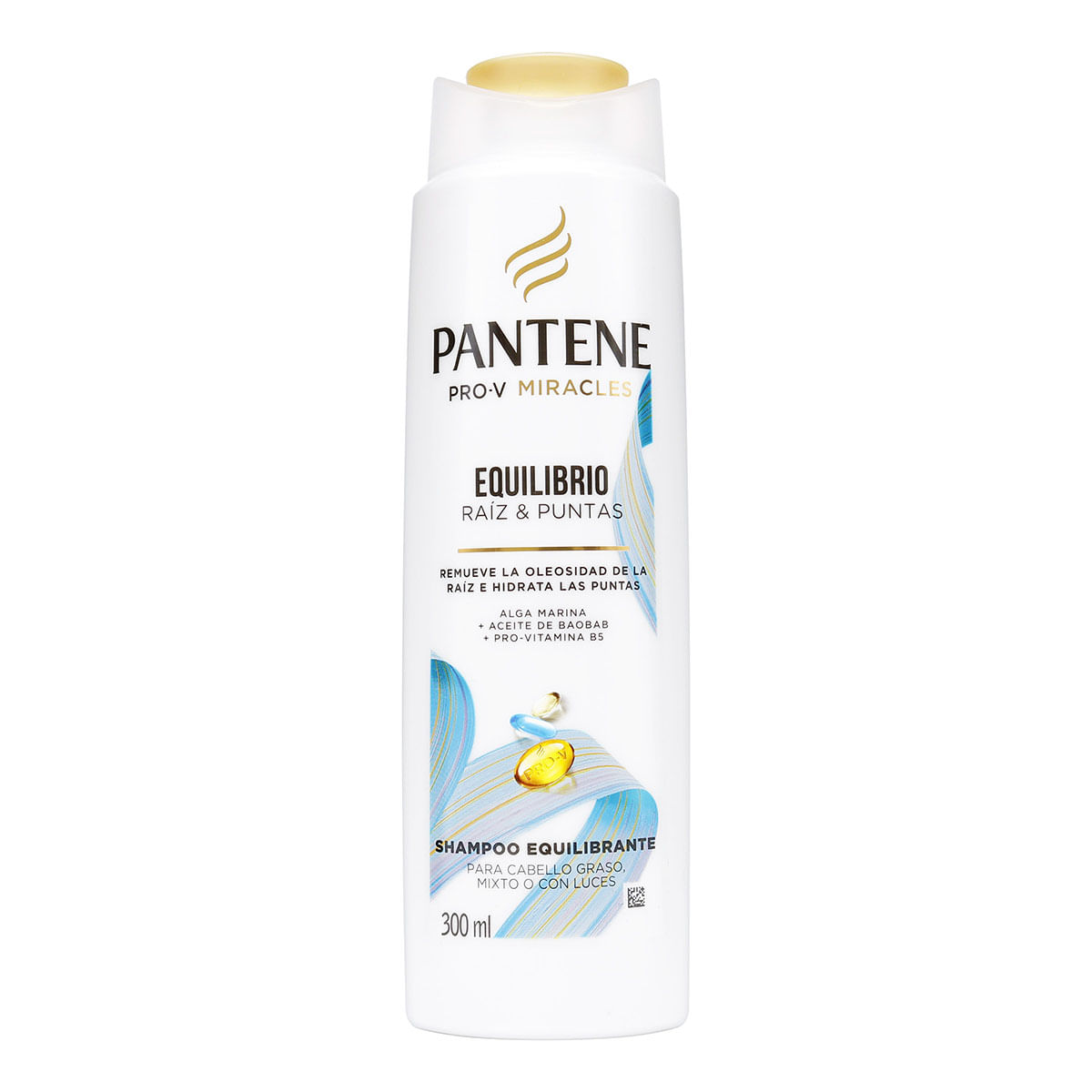 Shampoo Pantene Equilibrio Raíz y Puntas Frasco x 300 mL.