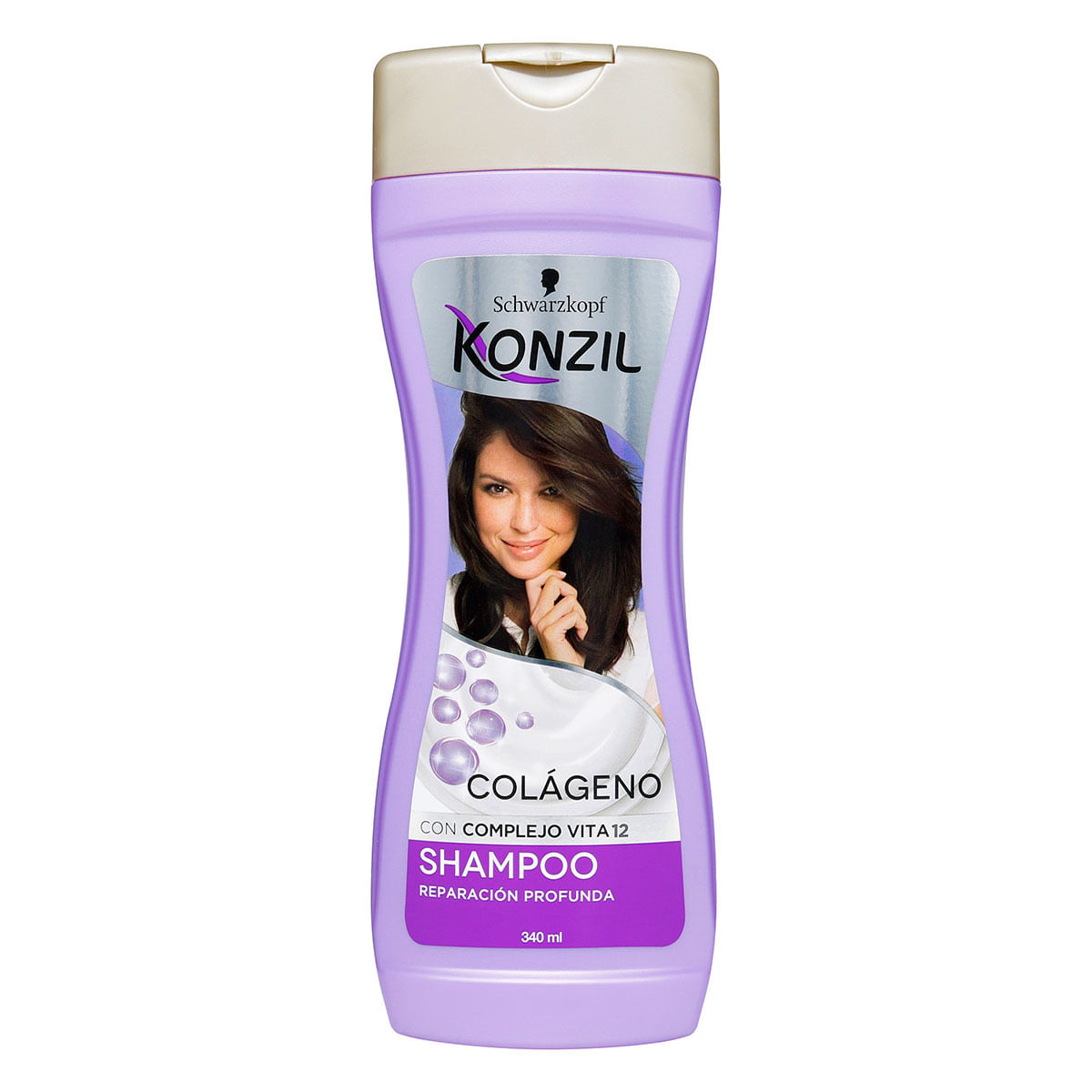 Shampoo Colágeno Reparación Profunda Konzil Frasco x 340 mL.